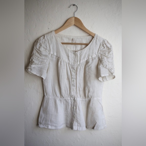 Meadow Rue Linen Top - Picture 2 of 3